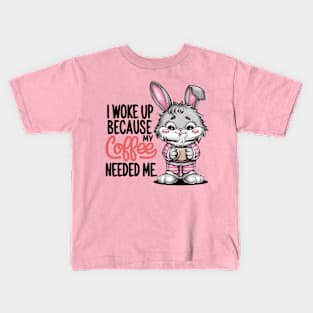 Coffee Bunny Kids T-Shirt